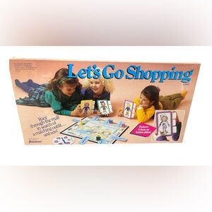 🛍️ NEW SEALED - LET’S GO SHOPPING Vintage Board Game